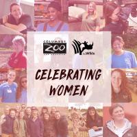 Celebrating women at the Zoo graphic