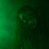 zombie in green fog