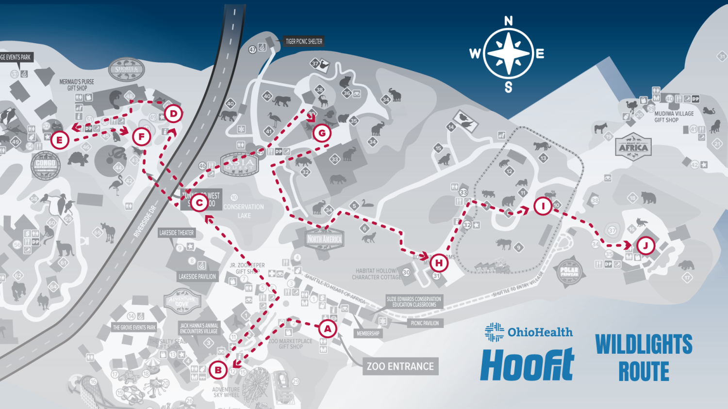 HOOFit map