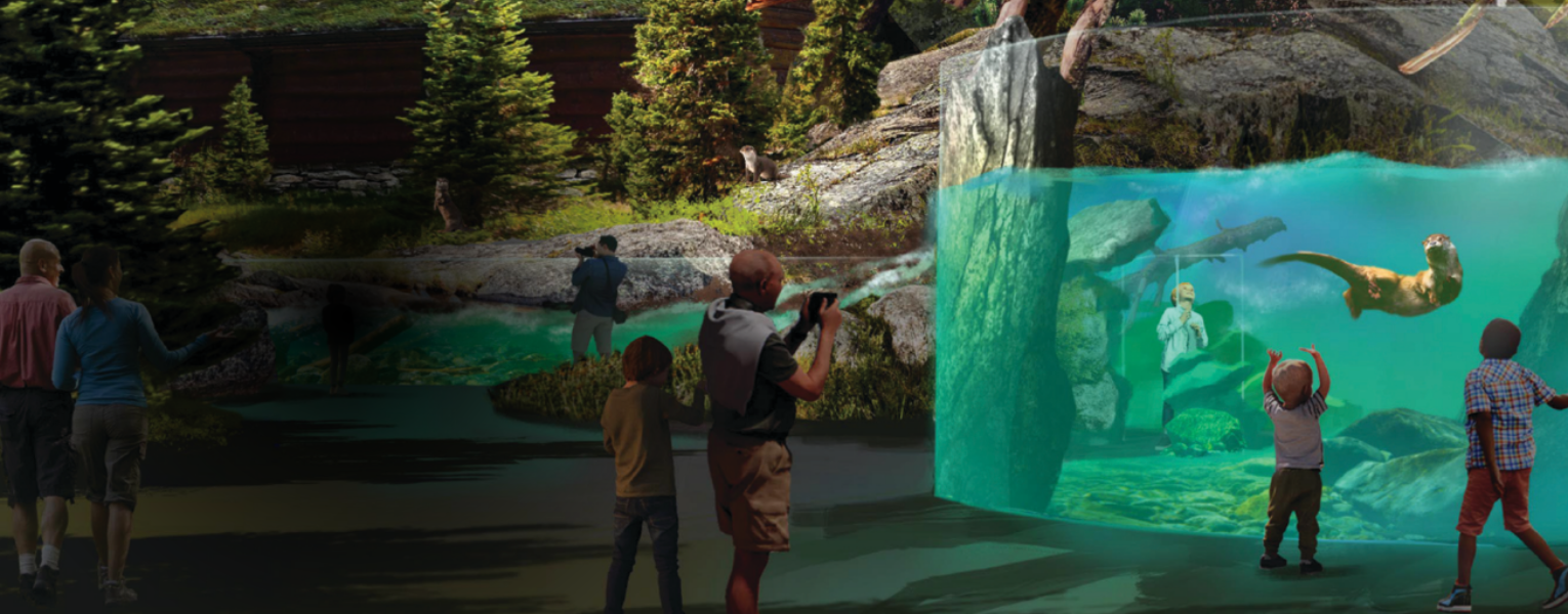 rendering of zoo habitat