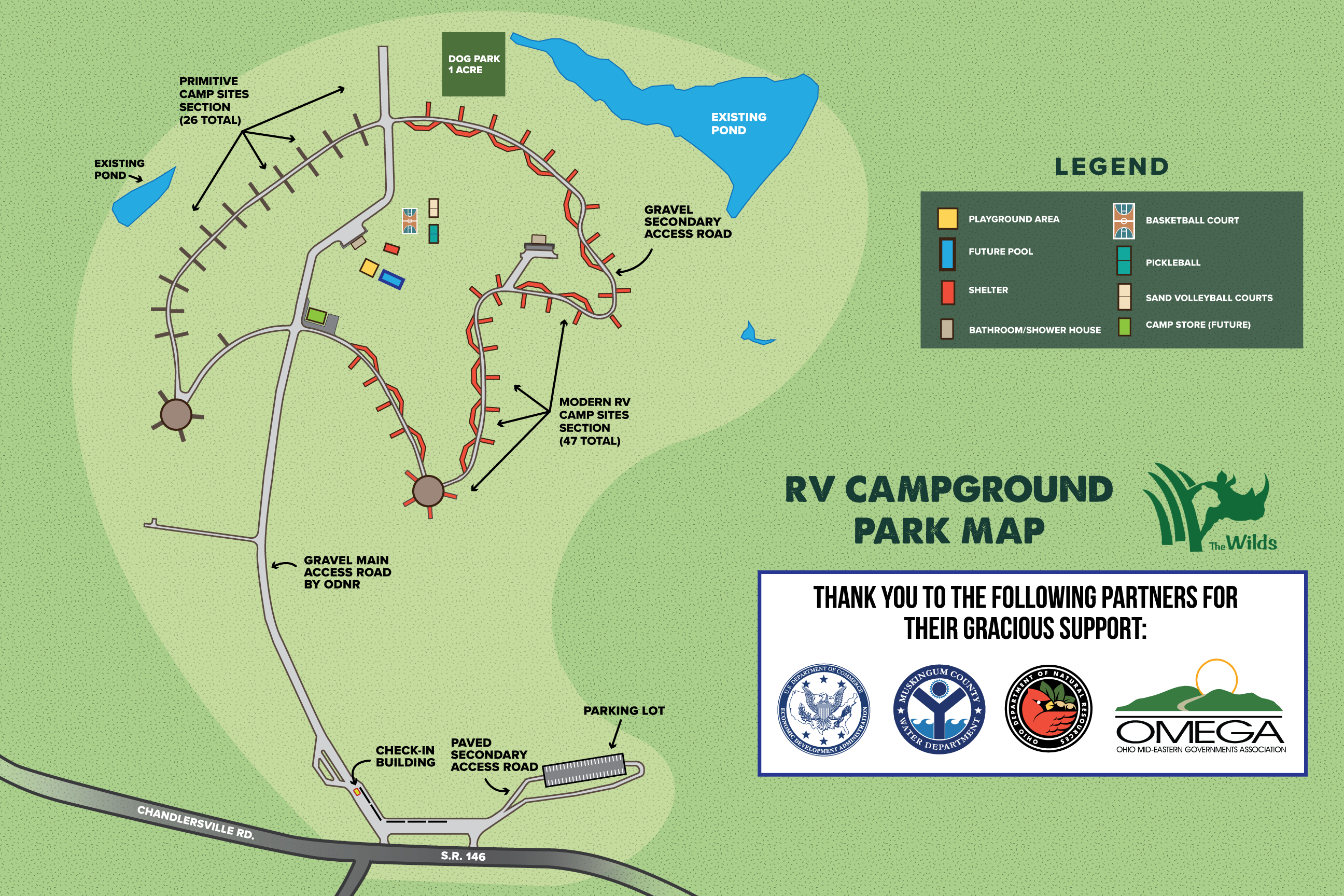 Map of Hellbender RV Campground