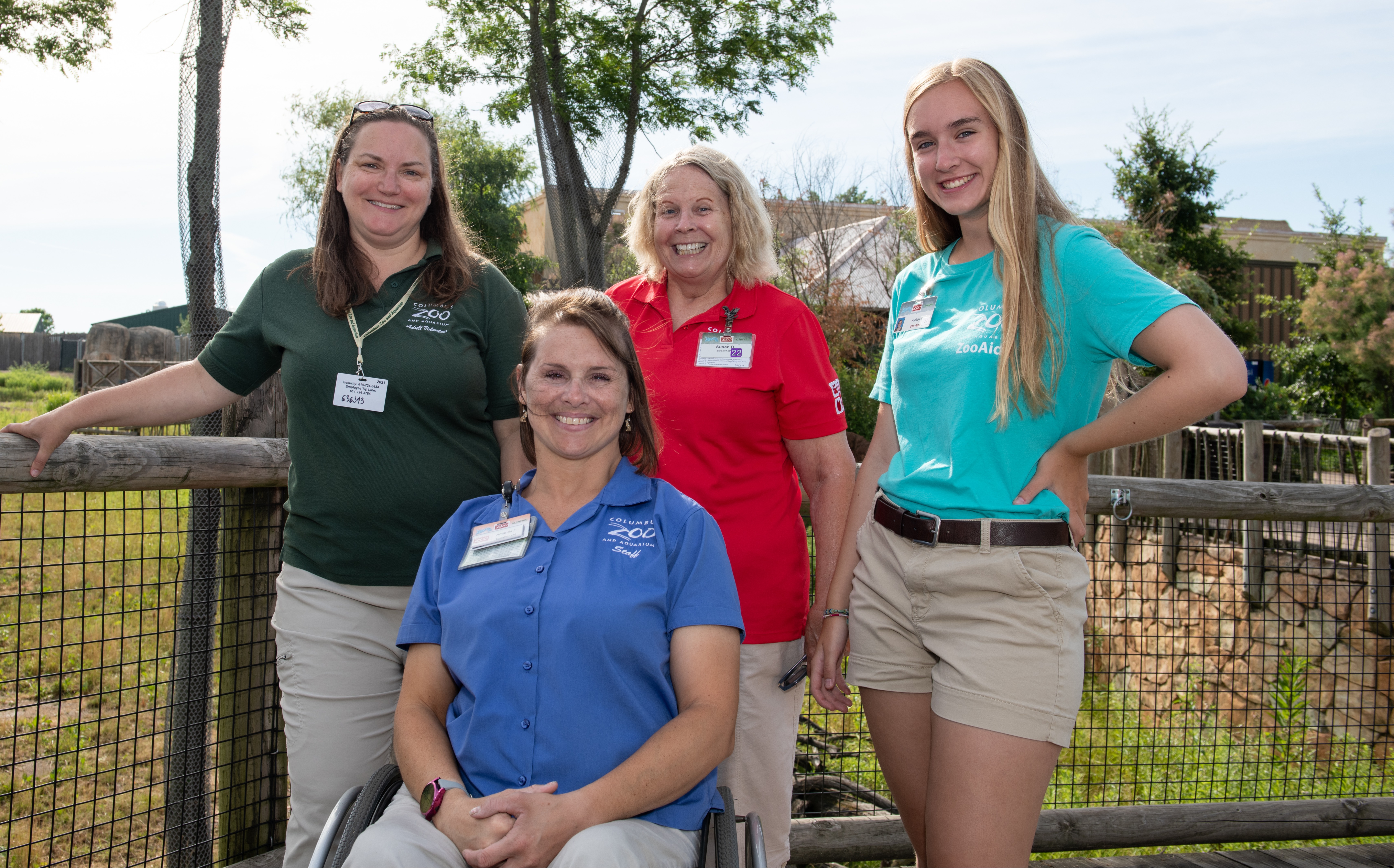 staff members posing